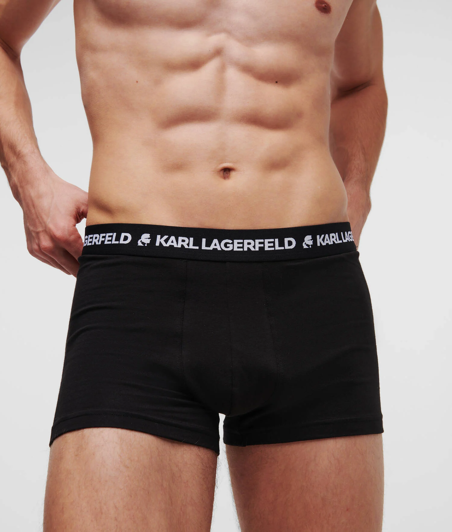CALEÇONS AVEC LOGO KARL - LOT DE 5 - Noir