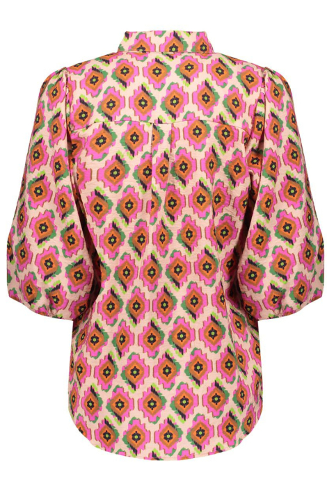 Geisha beige dames blouse