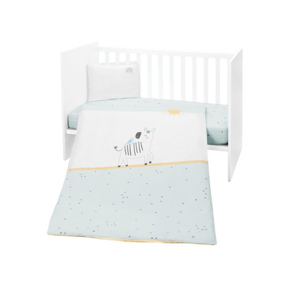 Kikkaboo Conjunto de Cama Stripy Friends de 5 Peças