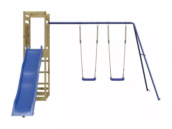 Aire de jeux d'extérieur bois de pin imprégné