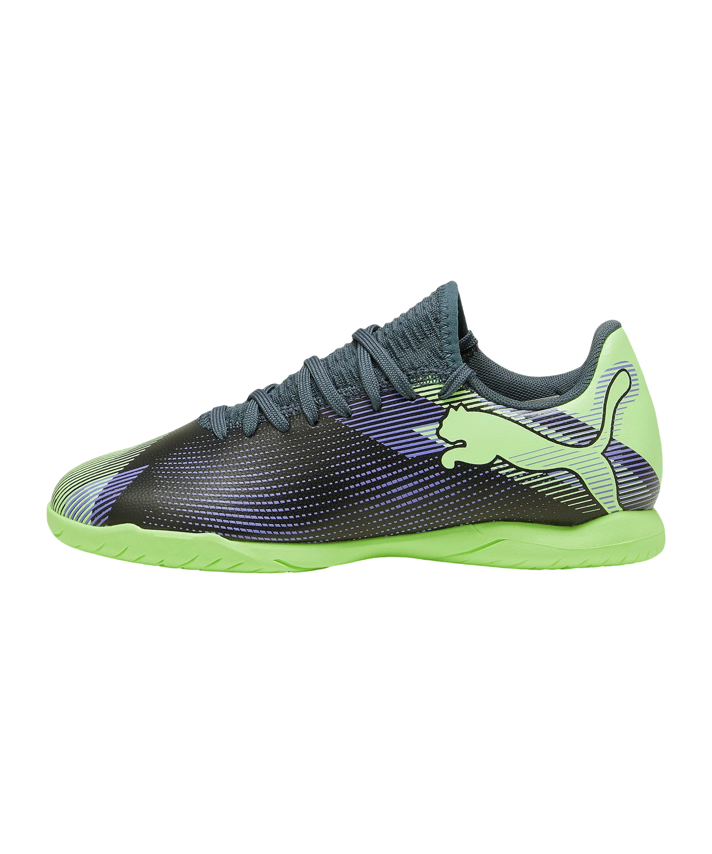 PUMA FUTURE 7 Play IN Lights Out Jr Kids Grau Weiss F03