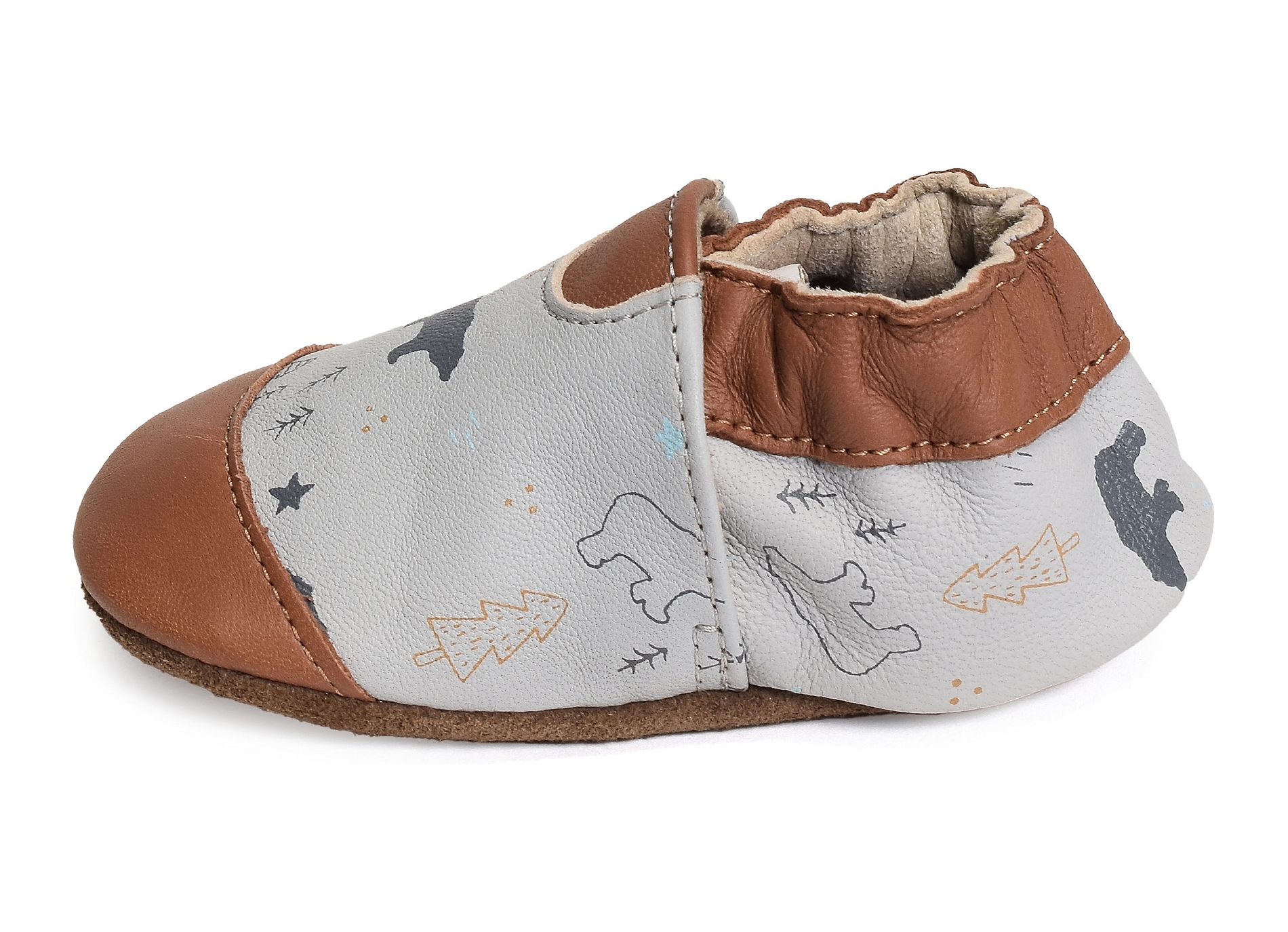 Wintering bear gris marron
