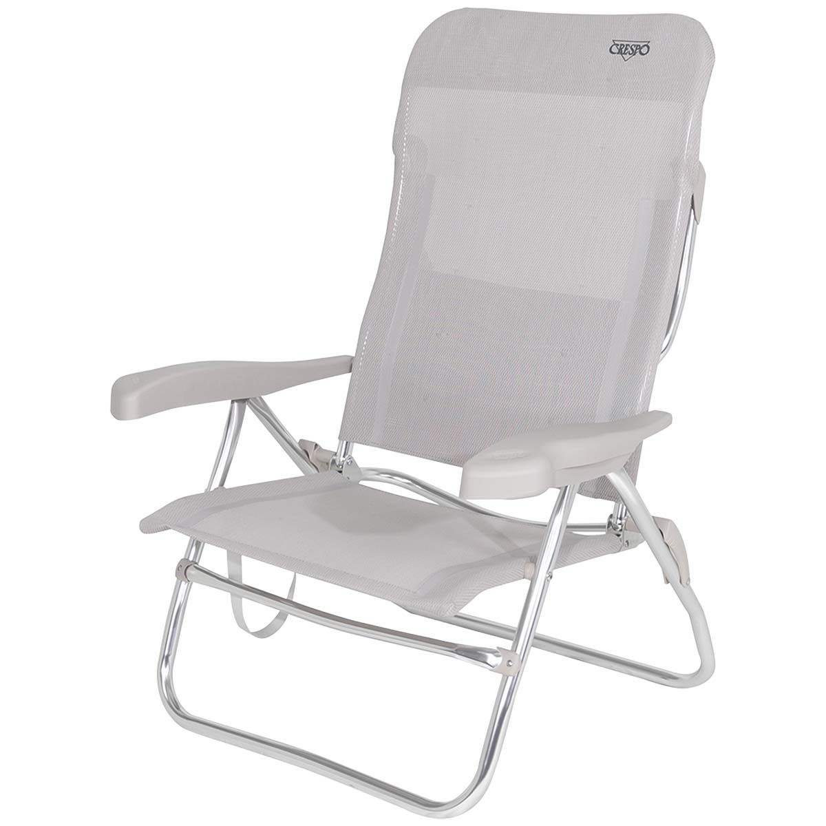 Crespo AL-223 Light Grey strandstoel