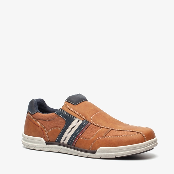 Blue Box heren instappers cognac