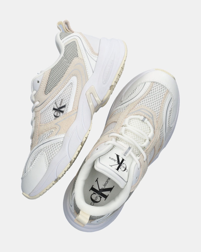 Calvin Klein Retro Tennis Dad Sneakers  - wit