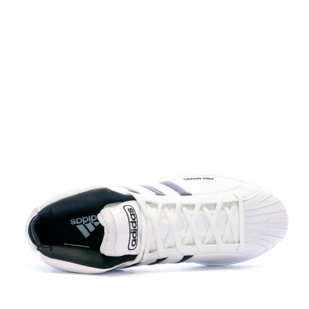 Adidas Chaussures de Basketball Blanches Homme Adidas Pro Model 2G