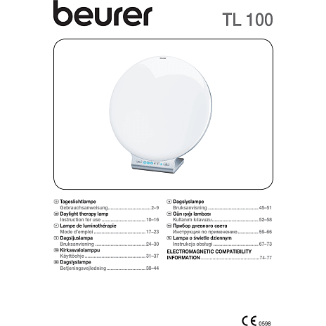 Beurer TL 100 Sparepære LED