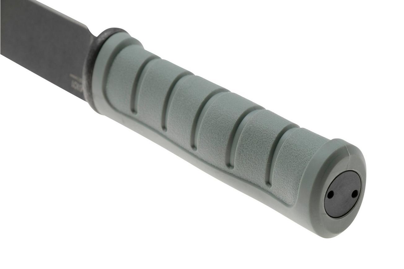 KA-BAR Dust II 6101, Blackwashed D2, Grey-Green GFN, vaststaand mes