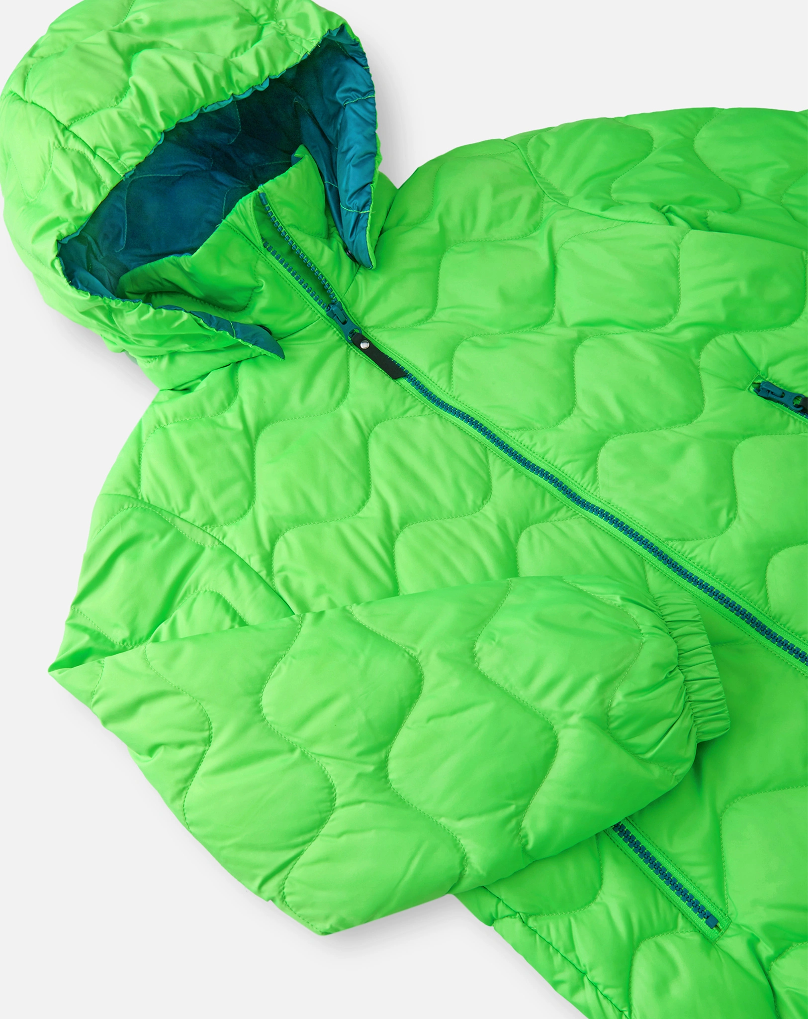 Daunen-Steppjacke FOSSILA in neon green