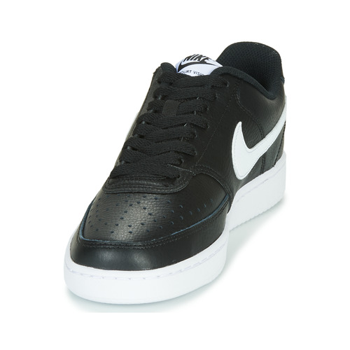 Nike - COURT VISION LOW - Noir / Blanc