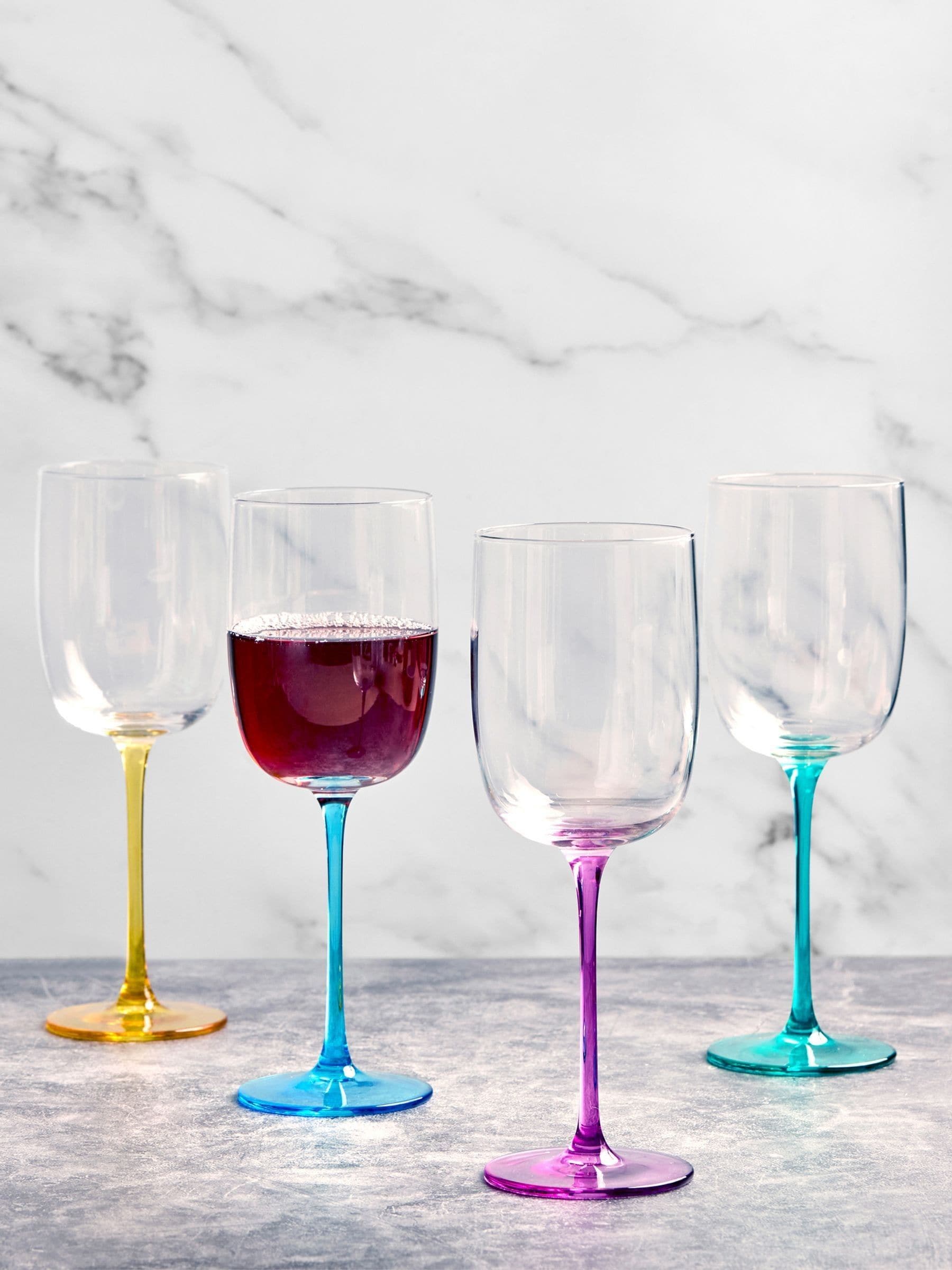 Anton Studio Designs Set of 4 Gala Wine Glasses