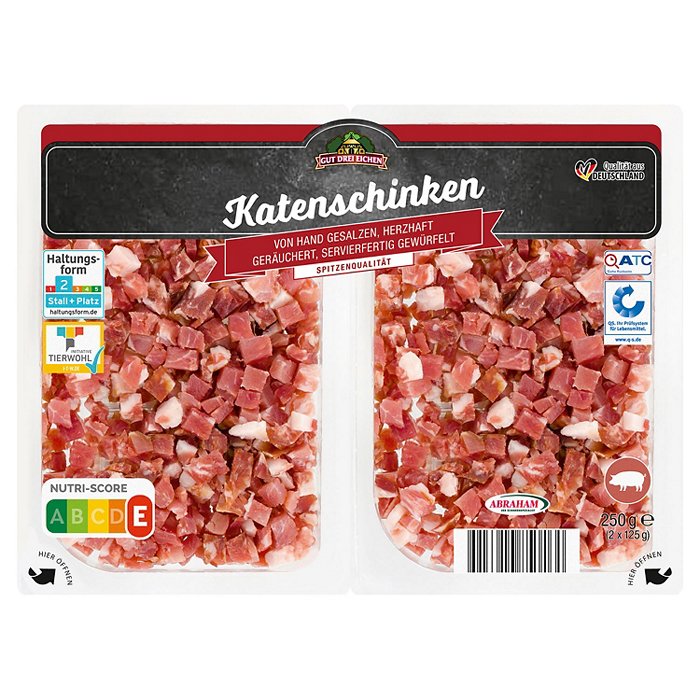 GUT DREI EICHEN Katenschinkenwürfel 2 x 125 g