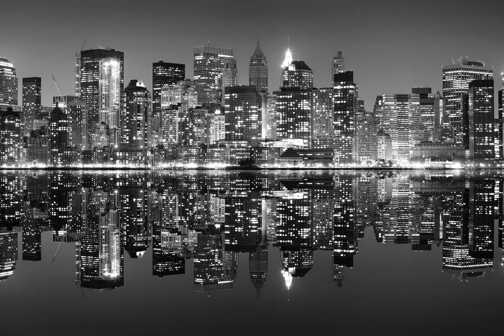 Akustikbild NEW YORK SKYLINE 80x120cm, 7kg