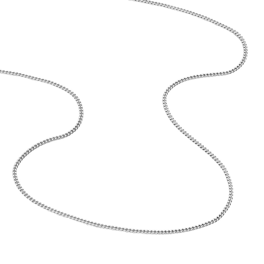 Chaîne Clementine Argent Blanc