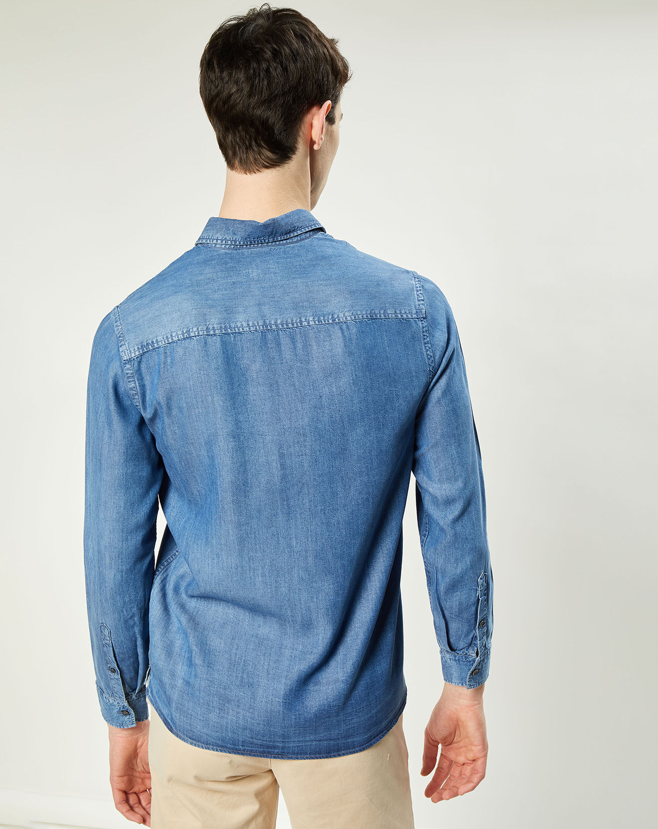 Harris Wilson Chemise Delio chambray