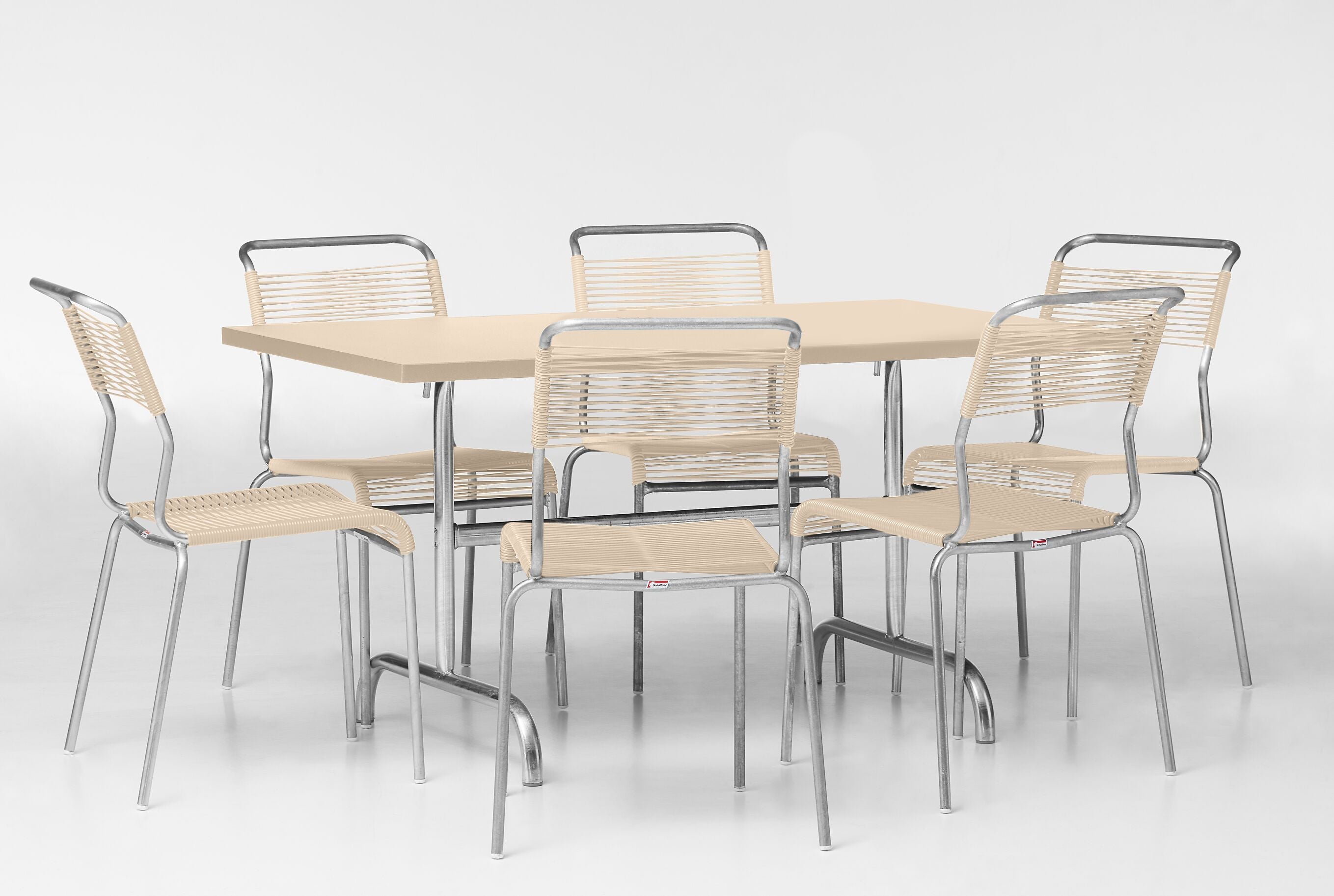 Schaffner SÄNTIS Klapptisch - Sand / B: 140.0 cm x T: 80.0 cm x H: 72.0 cm