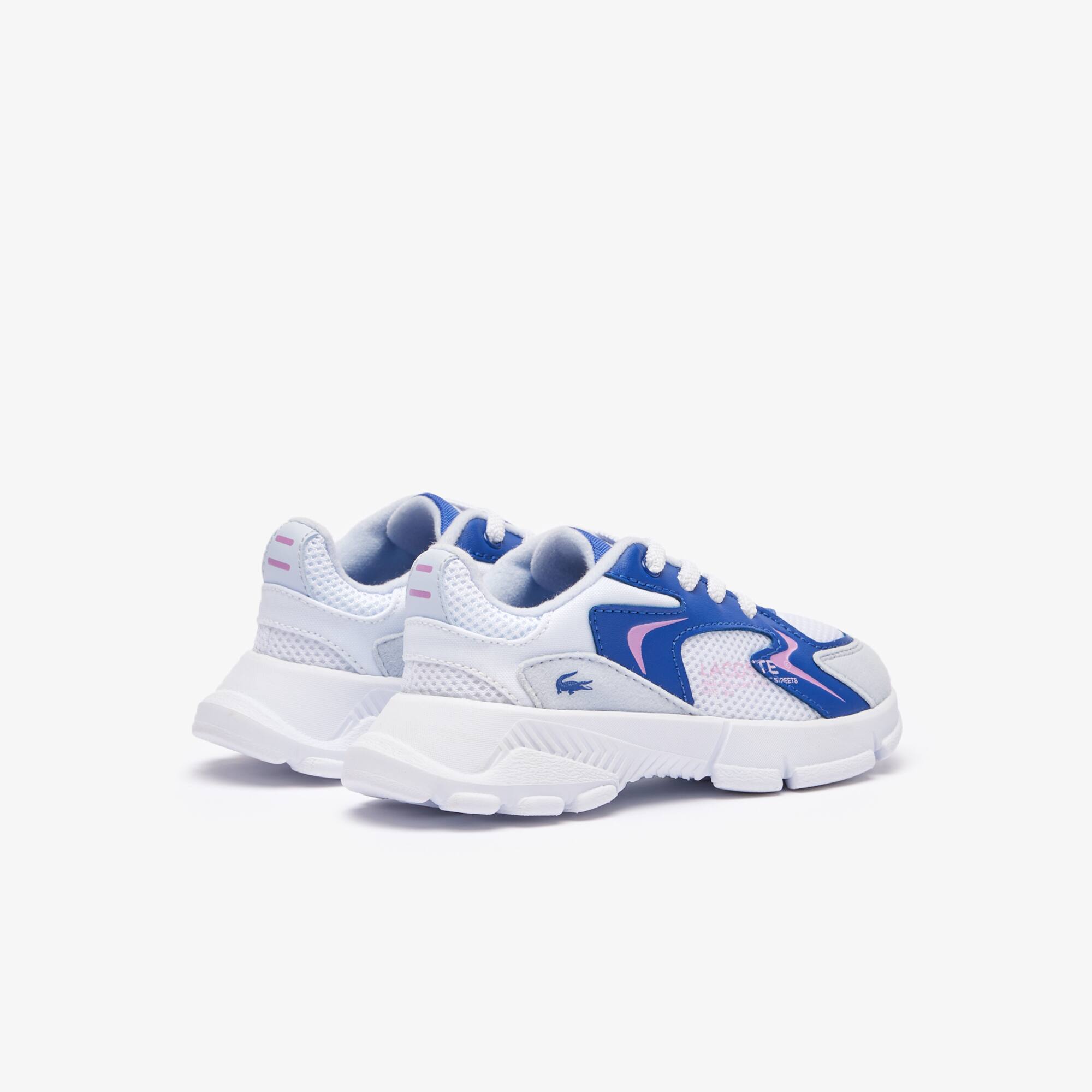 Kleinkinder-Sneakers L003 Neo aus Textil Sneakers - Blau - Lacoste - Kinder
