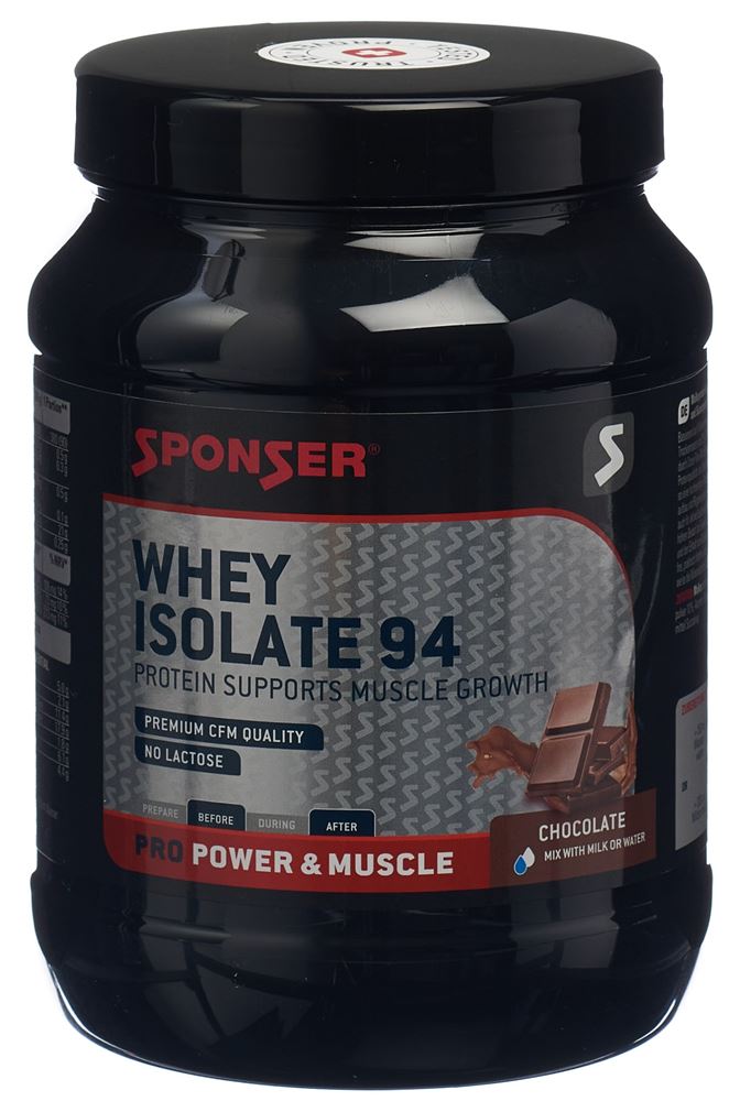 SPONSER Whey Isolate 94<br>425 g, Dose, Chocolate