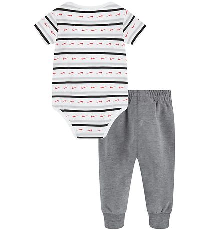 Nike Jogginghosen/Body k/ä - Swoosh Stripe - Carbon Heather