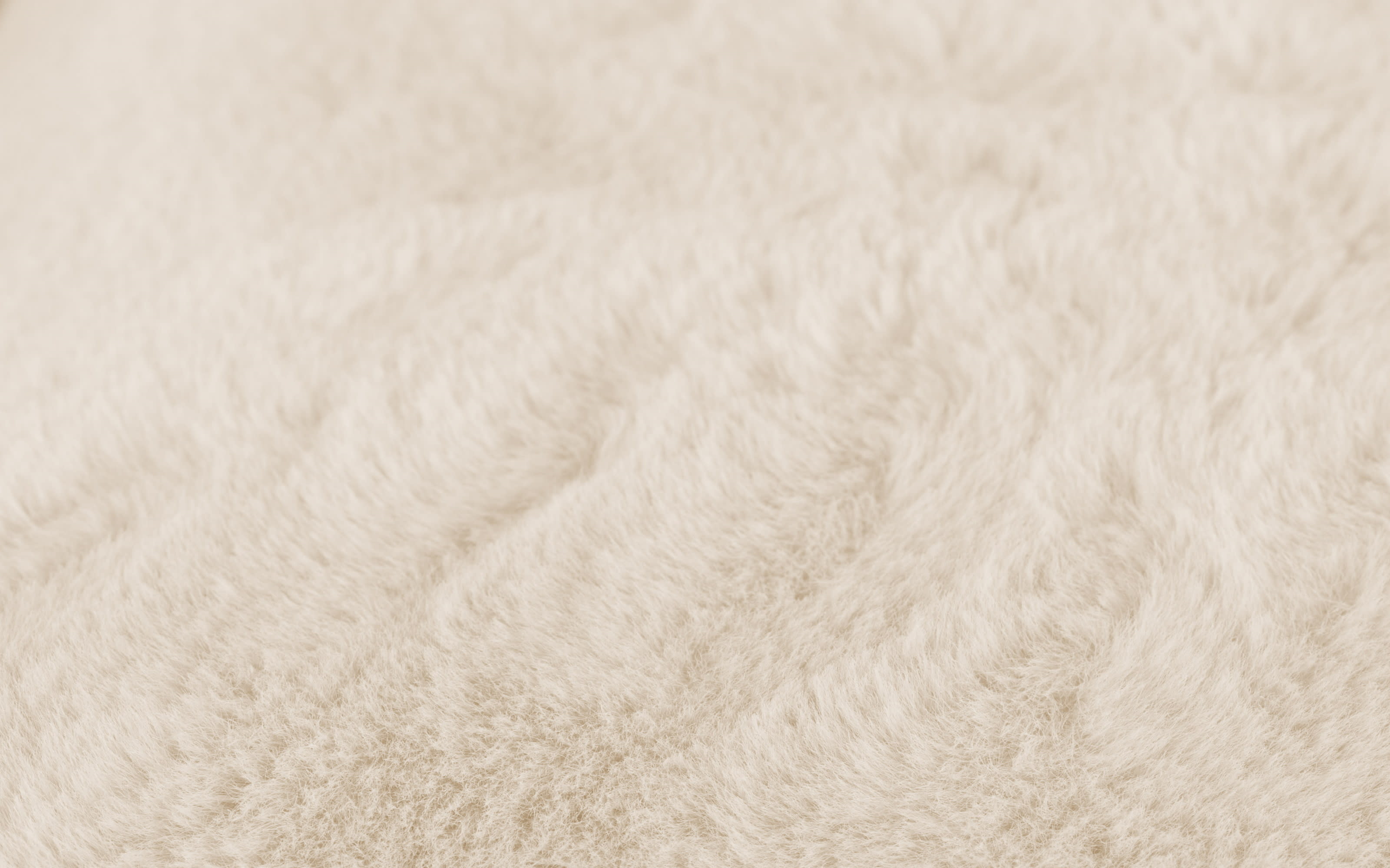 Sofa Sylvia Fur, cremefarbig