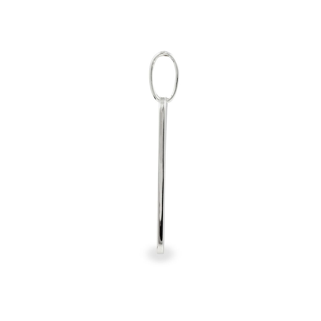 Pendentif Ceren Argent Blanc