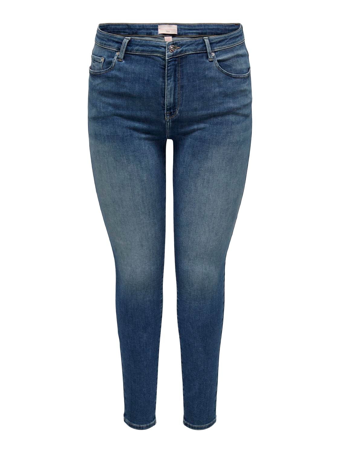 CAREMMA Mittlere Taille Skinny Fit Jeans Medium Blue Denim