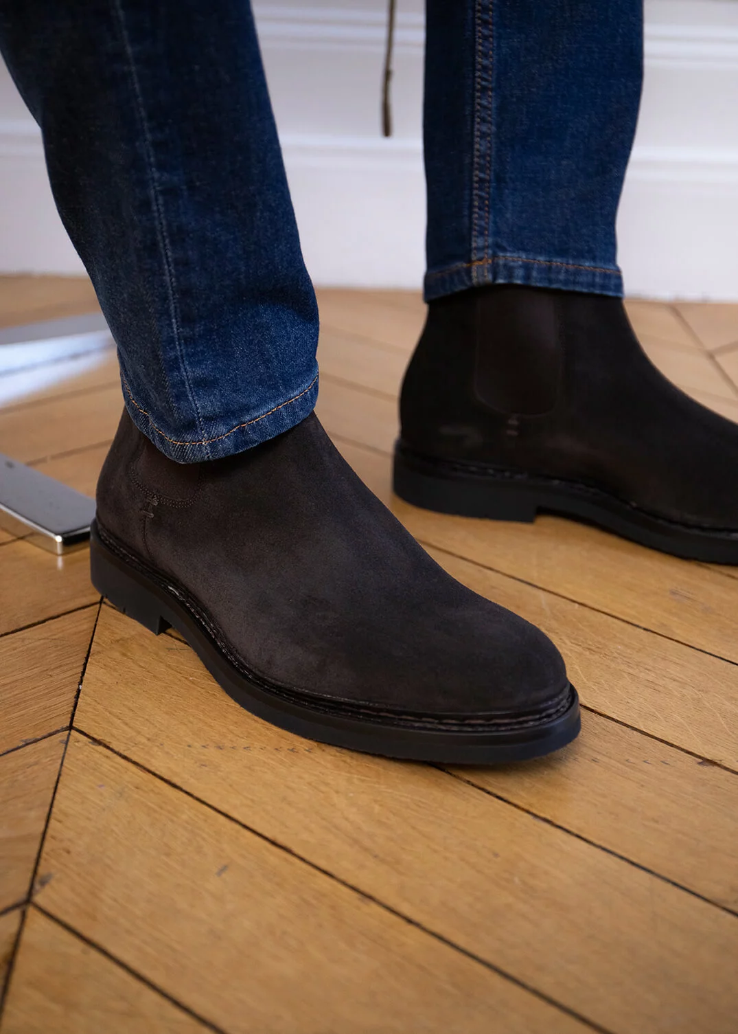 BOOTS TREMBLE HYDROVELOURS MORO