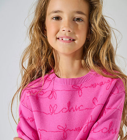 Kids Only Bluse - Strick - KogEverly - Super Pink/Fuschia Purple