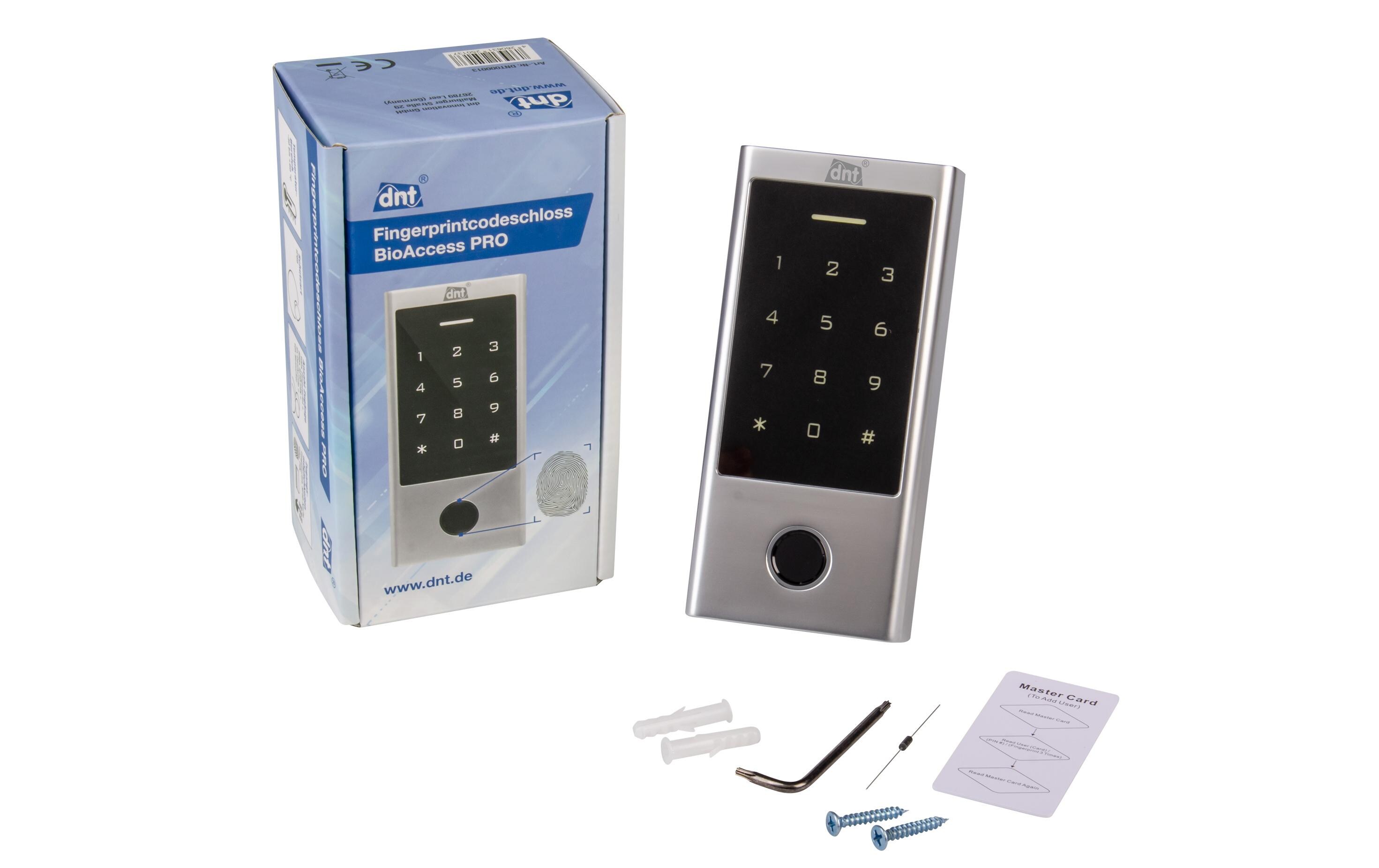 Multireader Fingerprint-Codeschloss BioAccess PRO<br>Fingerabdruckleser, RFID-Leser, Codeschloss, Fingerprintreader, RFID-Reader