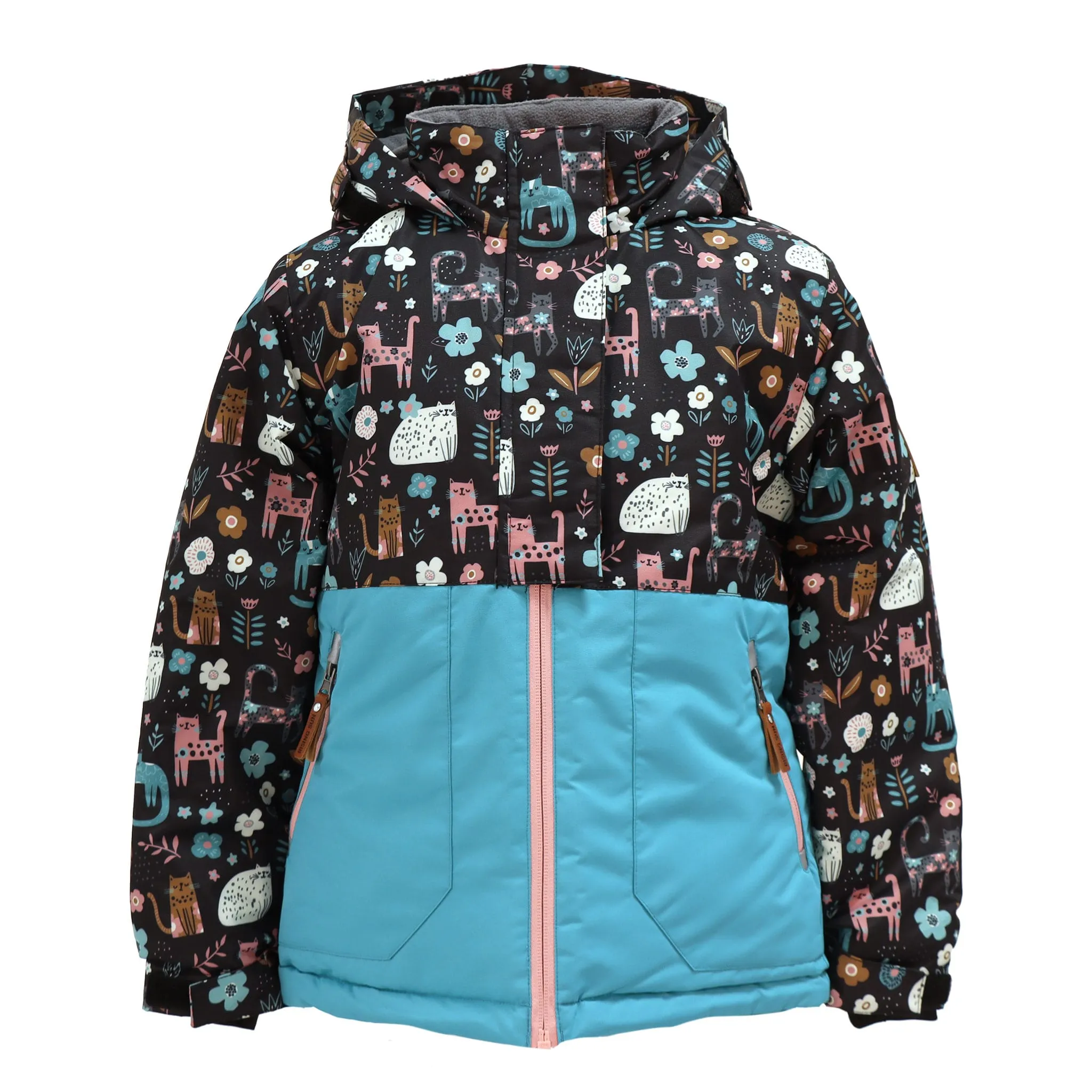 Rising Sun Habit de Neige Imprimé Chat 4-14ans
