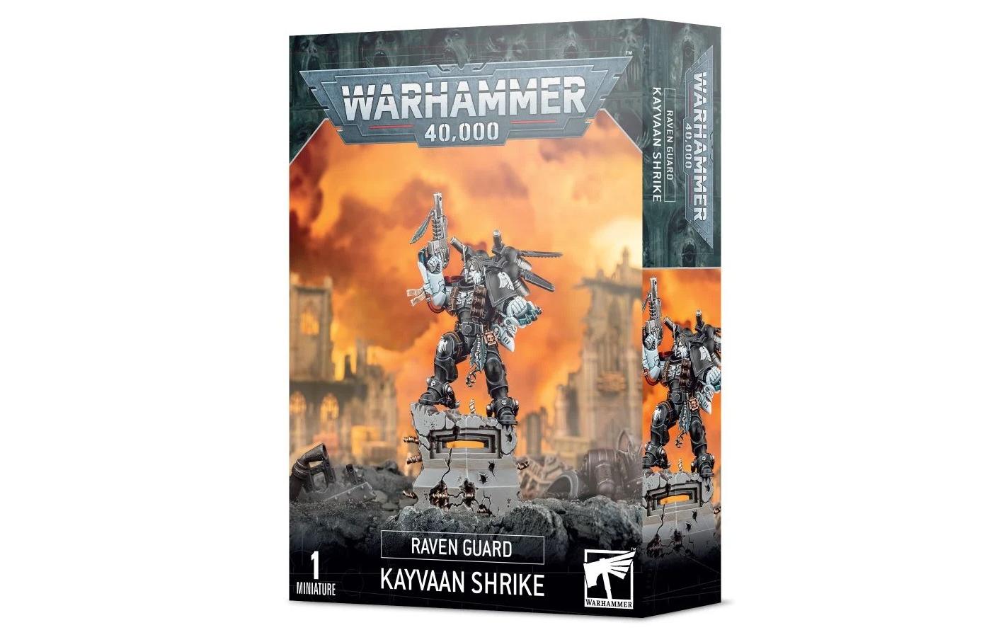 Figur Warhammer 40.000 Raven Guard Kayvaan ShrikeWarhammer 40K Bausatz