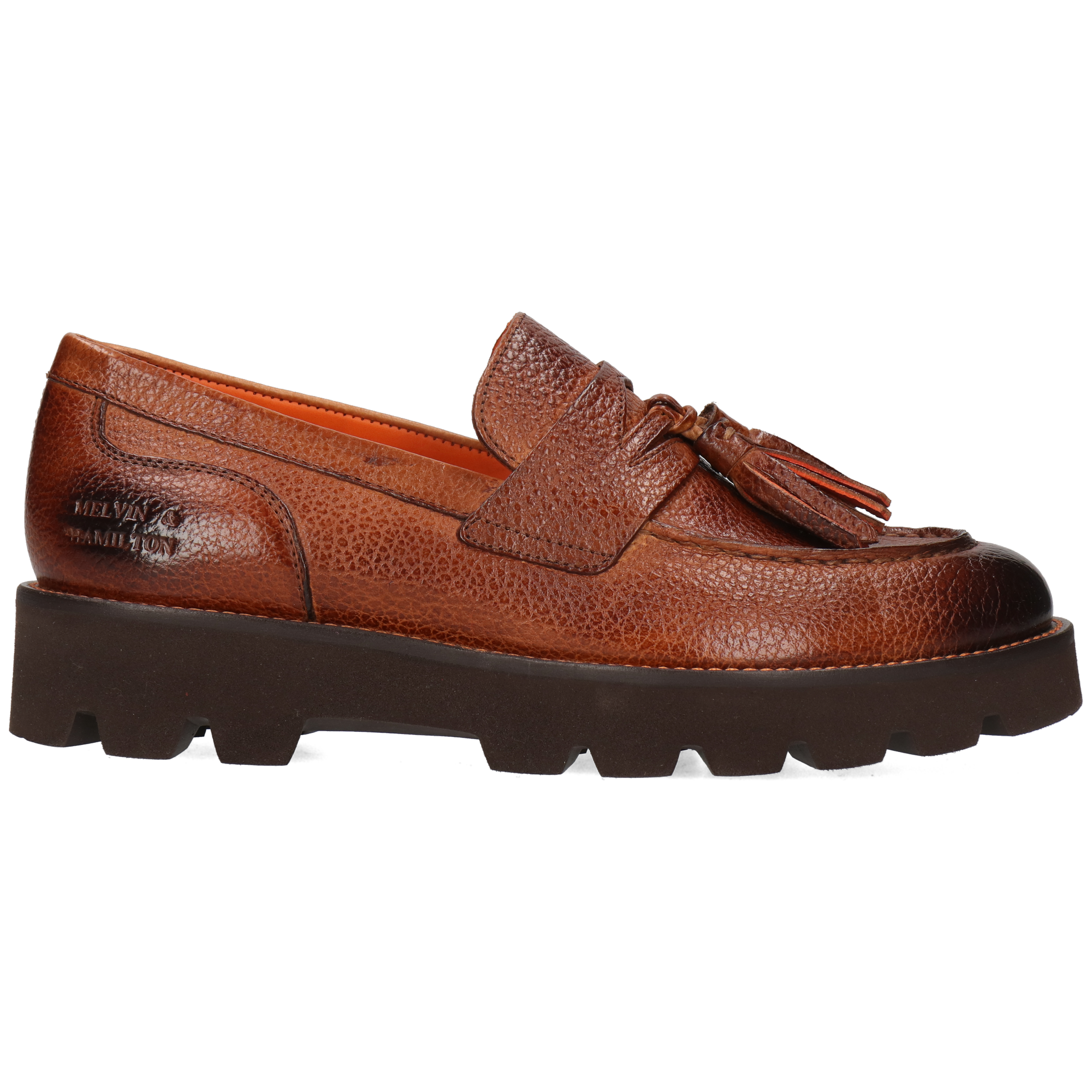 JADE 44 - Mocassins à semelle plateforme | Marron
