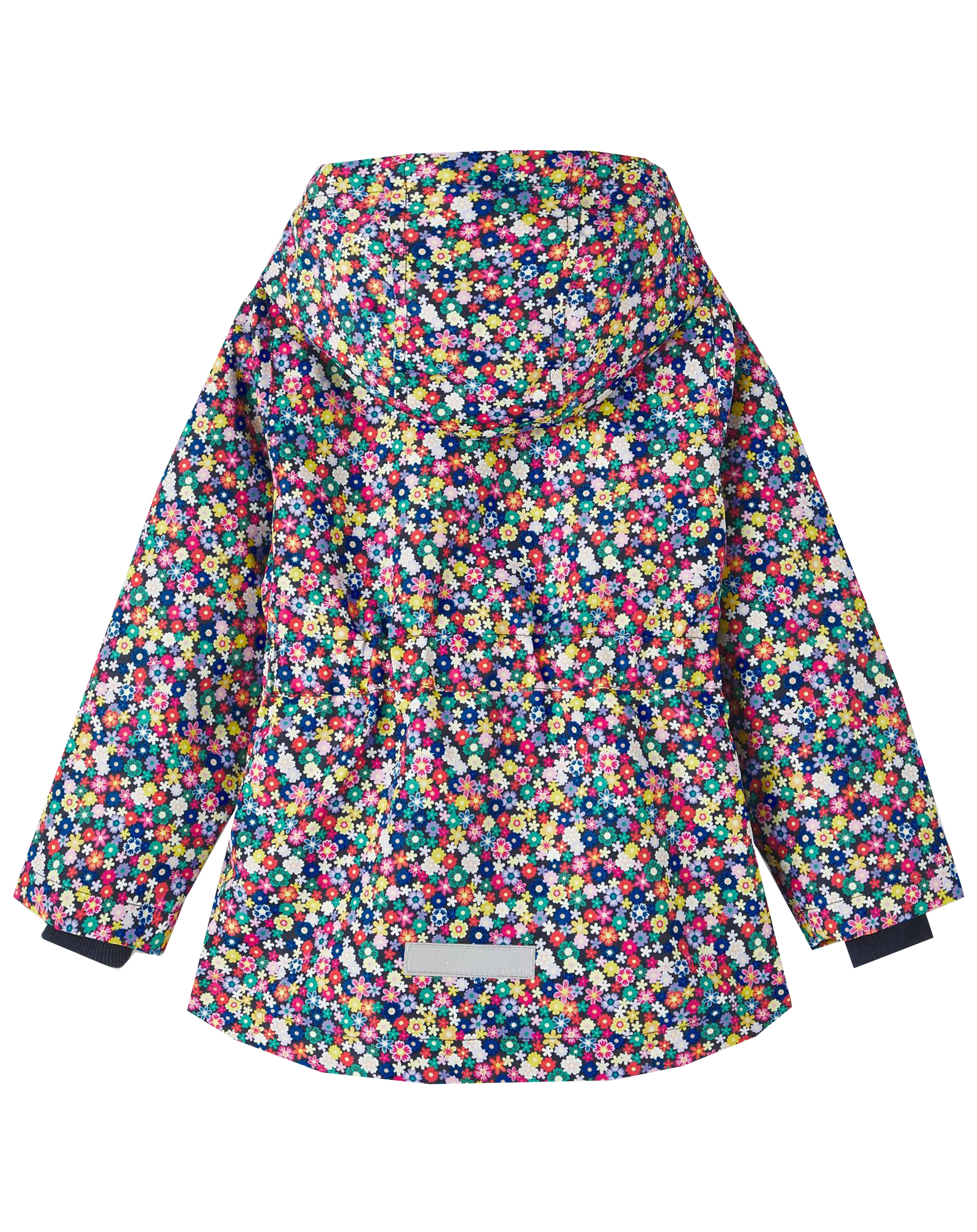 Jacke NMFMAXI - POP FLOWER in dark sapphire