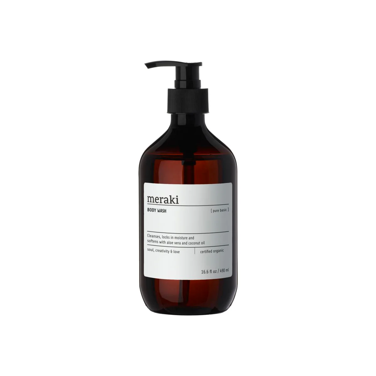 Meraki  Pure Basic bodywash - 490 ml.