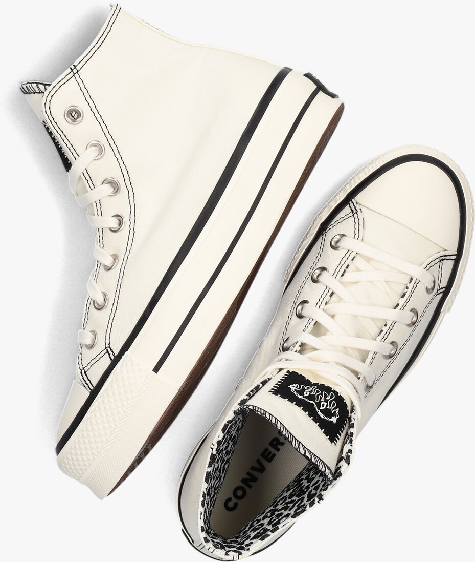 CONVERSE ecru converse hoge sneaker chuck taylor all star lift