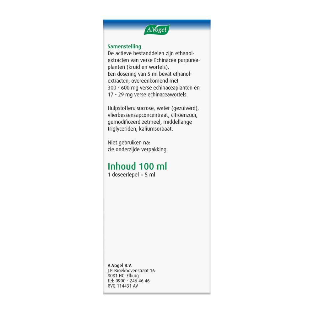 A.Vogel Echinaforce Hot Drink Forte met Vlierbes 100 ml