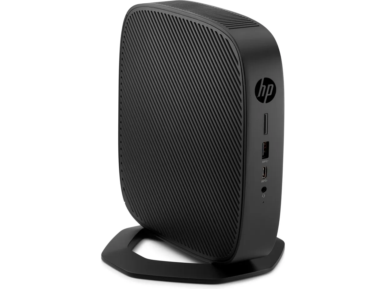 HP t540 - Tynd klient - USFF - 1 x Ryzen Embedded R1305G / op til 2.8 GHz - RAM 8 GB - flash - eMMC 64 GB - Radeon Vega 3 - Gigabit Ethernet - Win 10 IoT Enterprise for Thin Clients - skærm: ingen