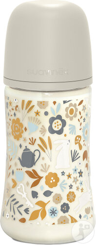 Suavinex Biberon 270ml Tétine SX Pro M Wonderland Beige 1 Pièce