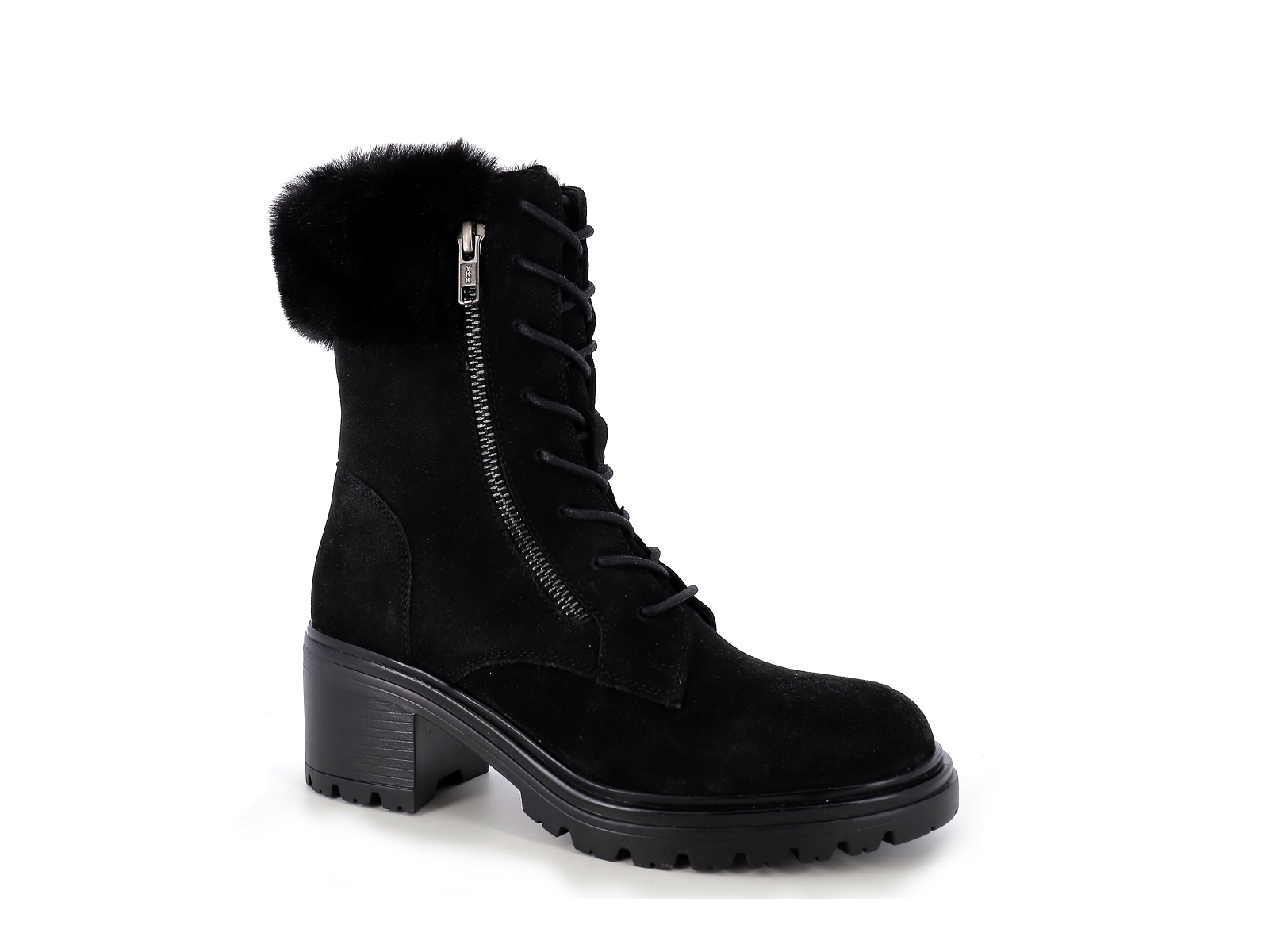 Geox-D DAMIANA   D36QCB Nubuck Velours Noir