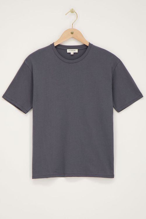 Donkergrijs T-shirt C'est la vie