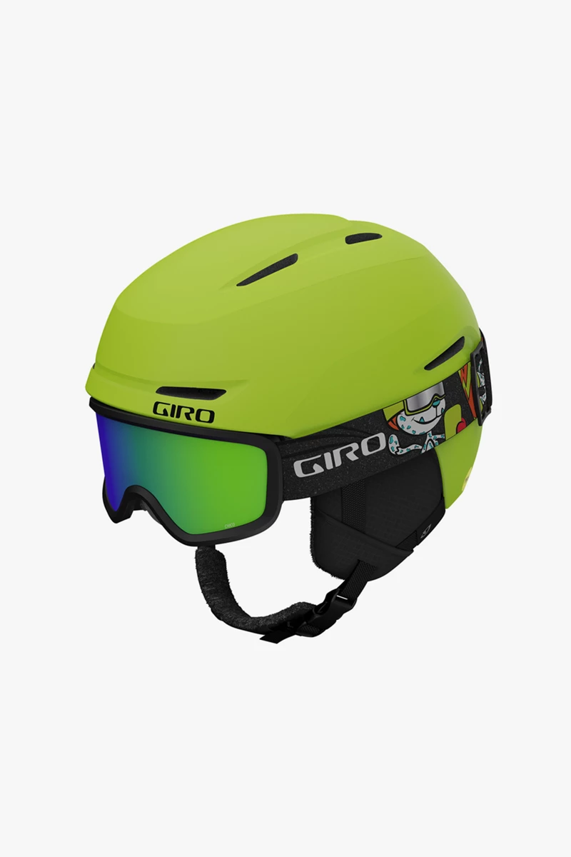 GIRO Spur Flash Combo Kinder Skihelm + Brille