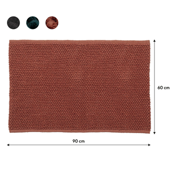 Sealskin badmat delhi 60x90cm donkerroze