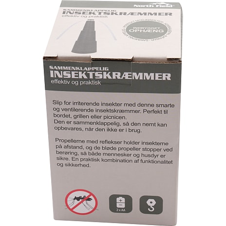 North Field sammenklappelig insektskræmmer