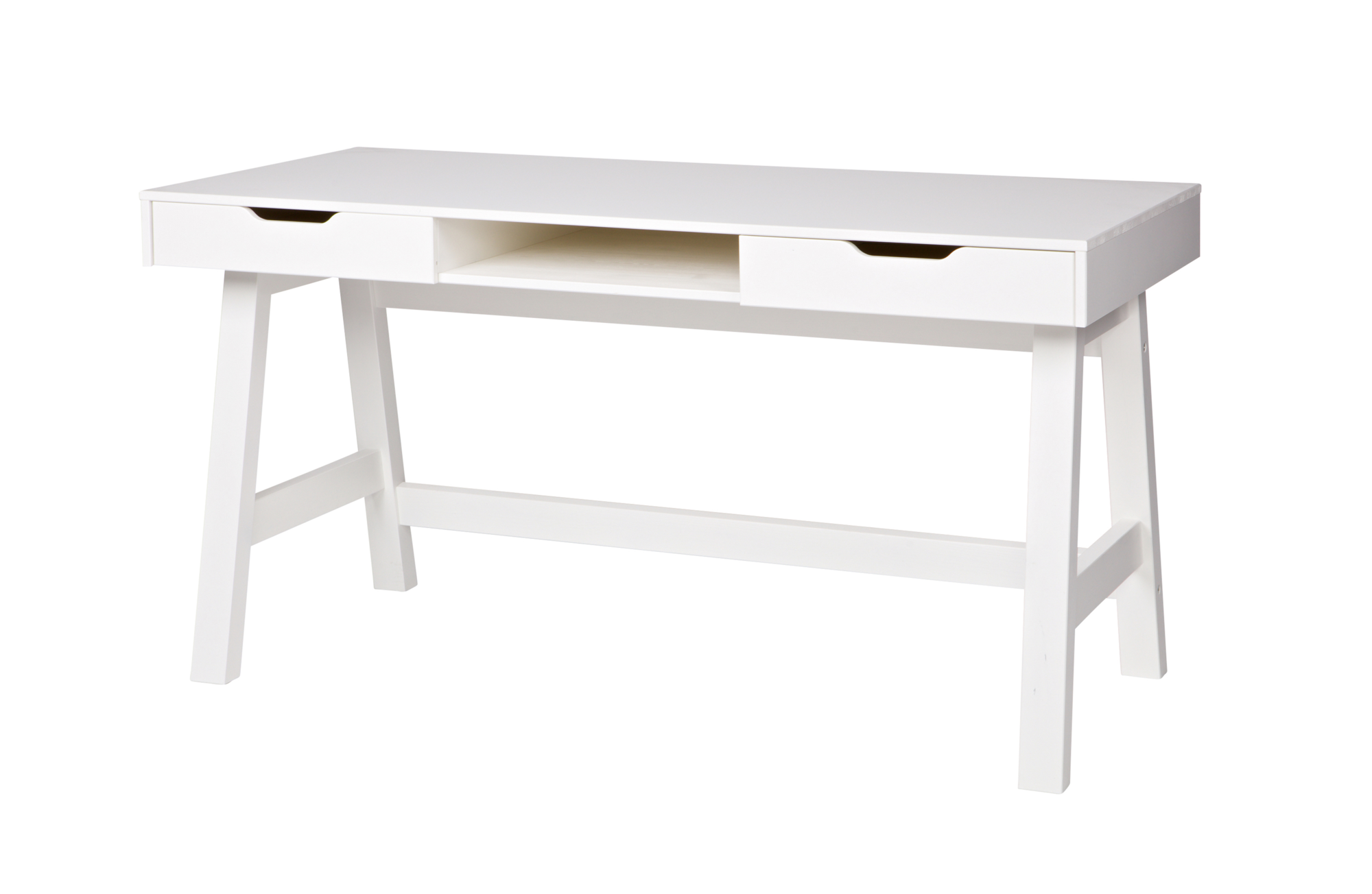 WOOOD bureau Nikki grenen [fsc] Wit