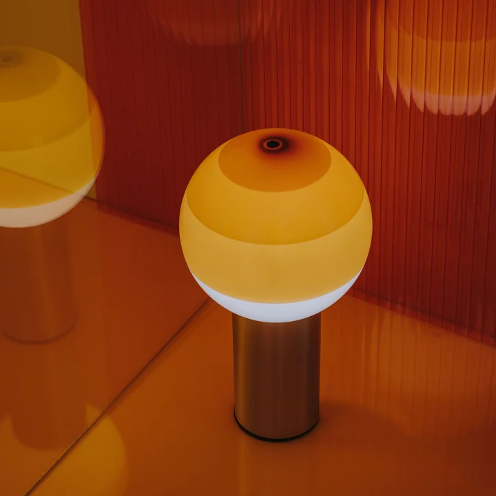 marset - Dipping Light LED Akkuleuchte, bernstein