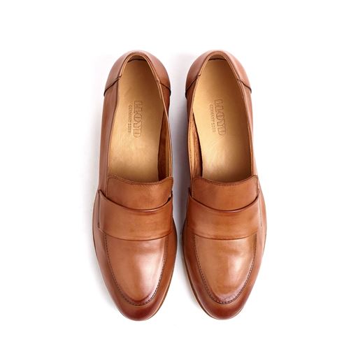 Lloyd Slipper Loafers, Cognac, 40.5