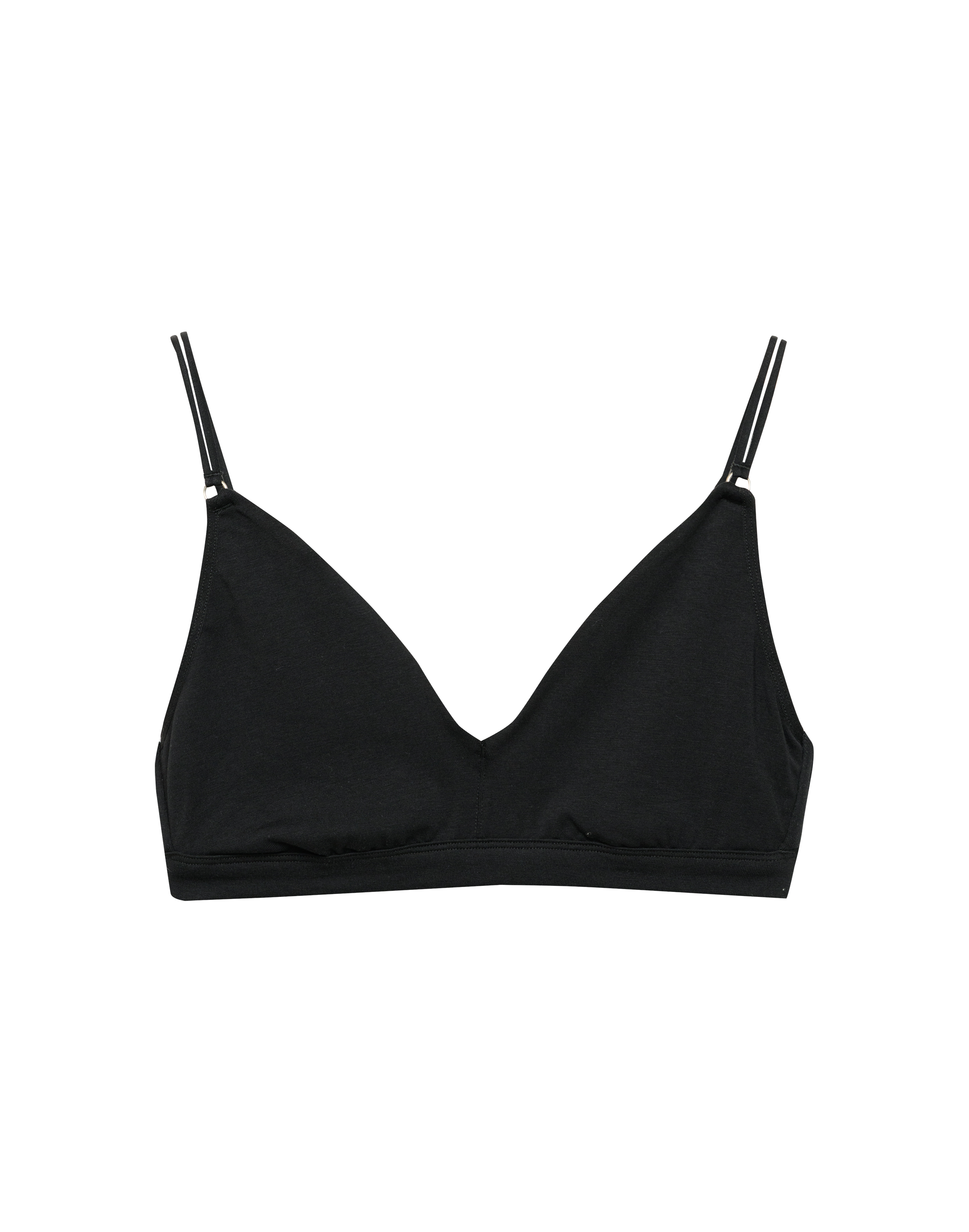 Bralette van katoen voor dames in Wit