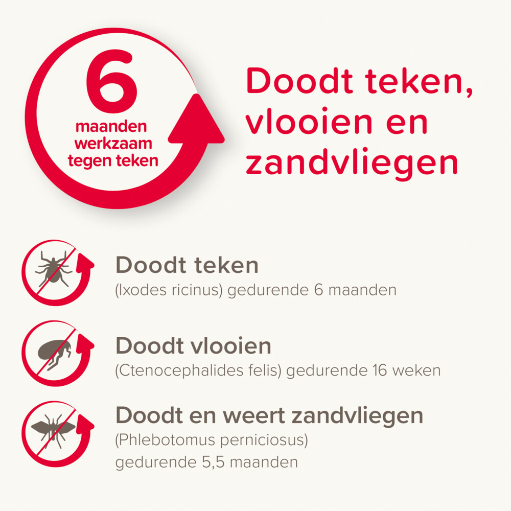 Beaphar Canishield Anti Vlooien en Tekenband Hond L65 cm