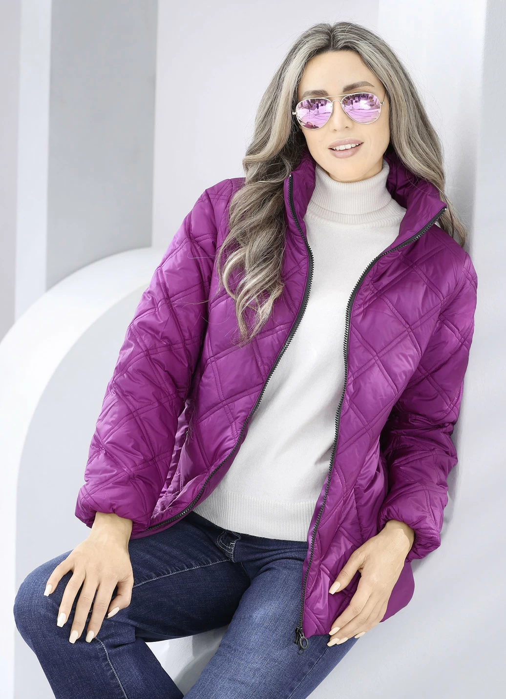 Jacke mit Reißverschlusstaschen