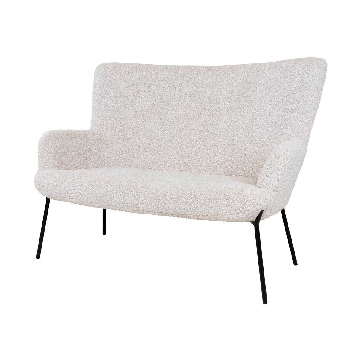 Rosemarie schapenvacht bank - 2 zits - Wit Wit